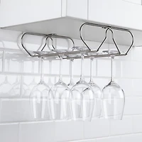 KSP Under Cabinet Wine Glass Rack (Matte Nickel)
