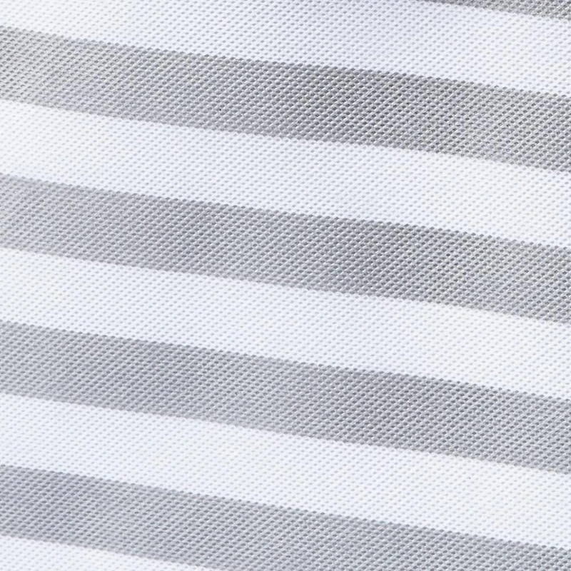 KSP Collapsible 'Stripes' Non-Woven Storage Bin (Light Grey) 10x10x11"