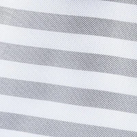 KSP Collapsible 'Stripes' Non-Woven Storage Bin (Light Grey) 10x10x11"