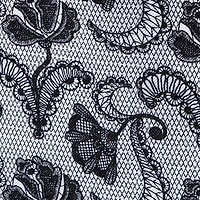 KSP Collapsible 'Lace' Non-Woven Storage Bin (Black) 10x10x11"