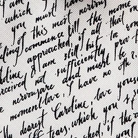 KSP Collapsible 'Words' Non-Woven Storage Bin (Ivory) 10x10x11"