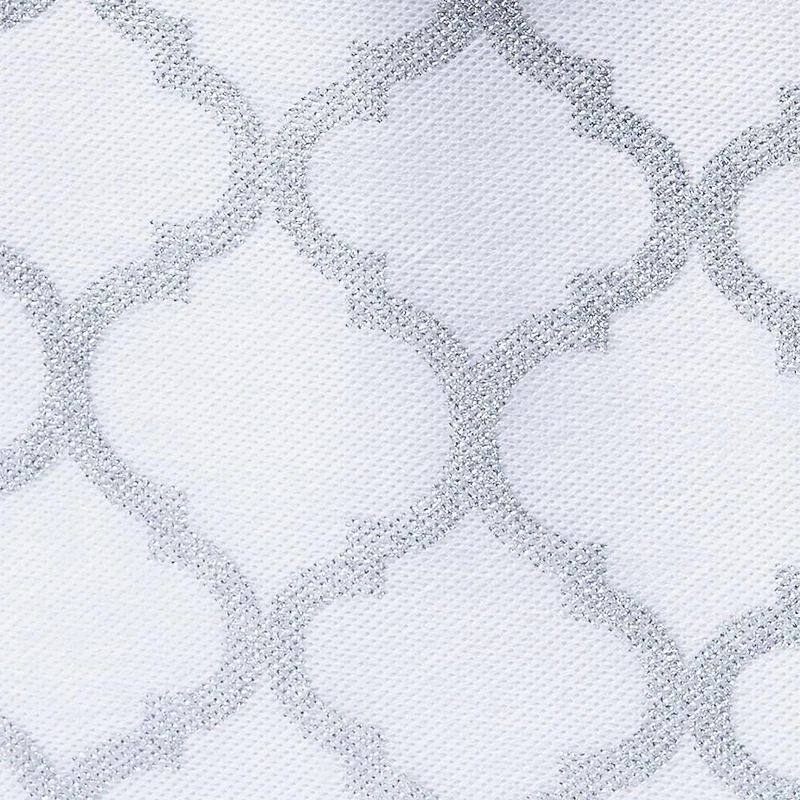 KSP Collapsible 'Ogee' Non-Woven Storage Bin (Silver) 10x10x11"