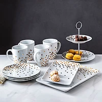 KSP Entertain 'Celebrate' Porcelain Serving Plate - Set of 2