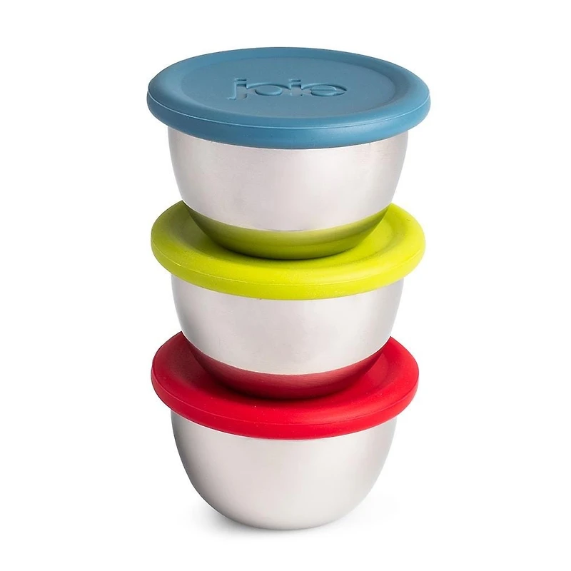 Joie On The Go Condiment Container with Lid - Set of 3