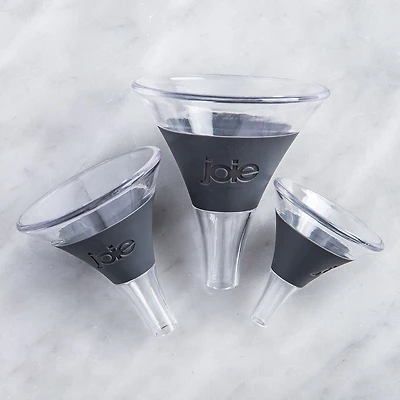 Joie Wide Mouth Plastic Funnel - Set of 3 (Assorted)