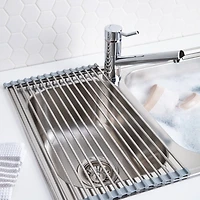 KSP Span Roll-Up Dish Drying Rack (Stainless Steel)