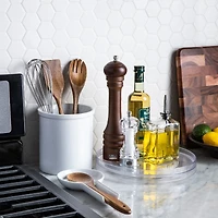 KSP Scoop Porcelain Flat Spoon Rest (White) 24 x 12.5 x 3 cm