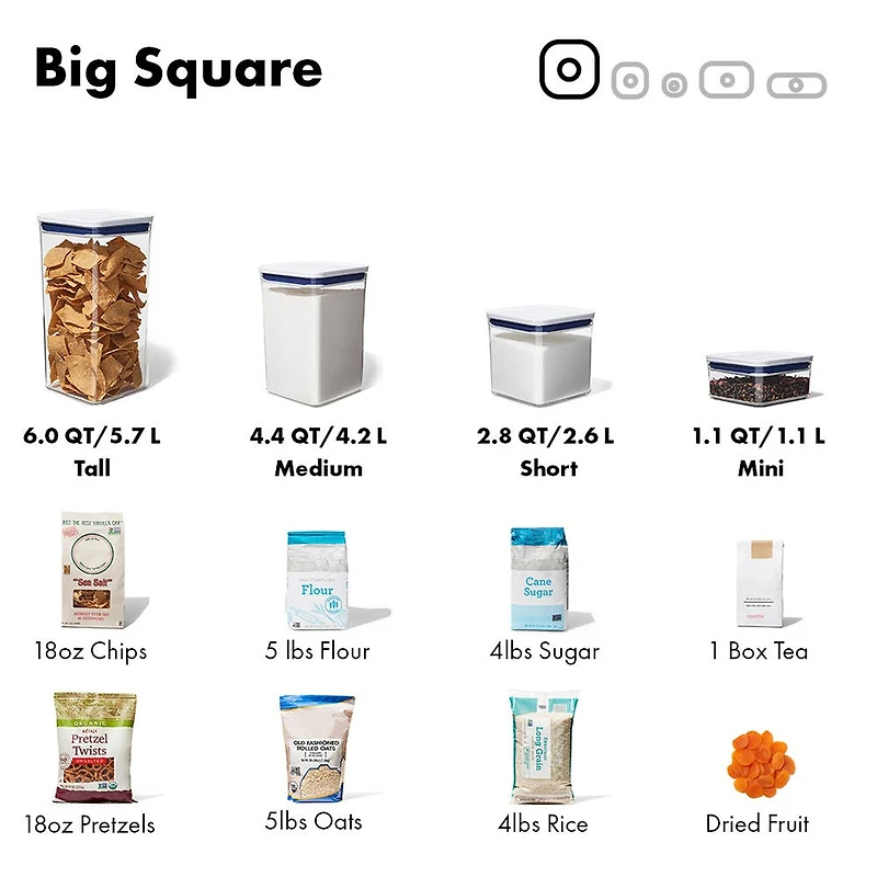 OXO Good Grips Pop 4.2L'Square' Storage Canister