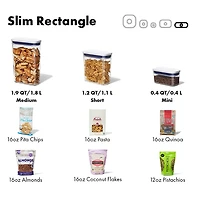 OXO Good Grips Pop 1.1L Slim Rectangular Storage Canister