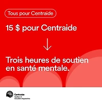15$ POUR CENTRAIDE
