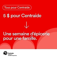 5$ POUR CENTRAIDE