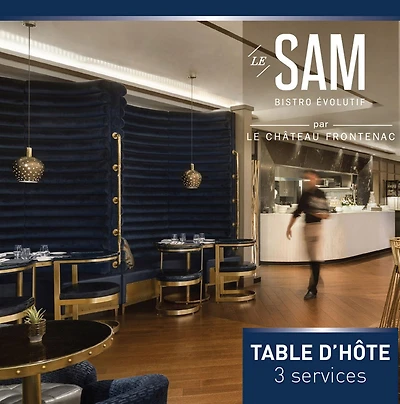TABLE D'HÔTE POUR DEUX AU SAM
