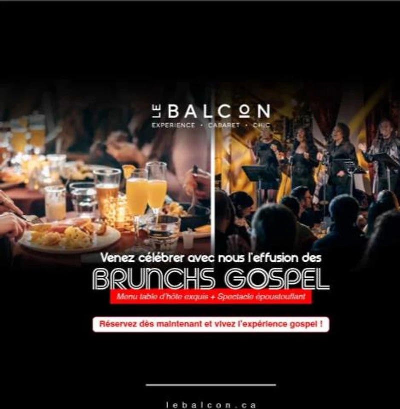 L'EXPÉRIENCE BRUNCH GOSPEL