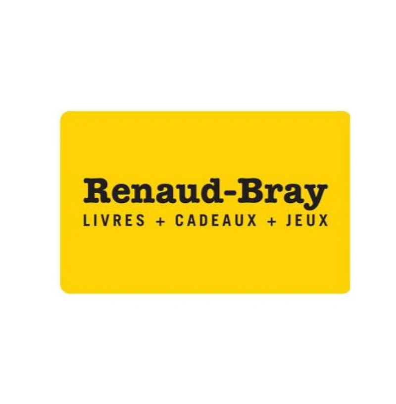 CARTE CADEAU RENAUD-BRAY DE 125$