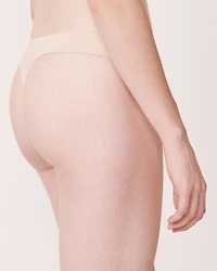 Culotte tanga microfibre contours fusionnés