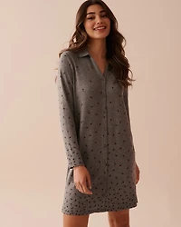 Rose Print Recycled Fibers Sleepshirt