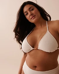 SOLID Triangle Bikini Top