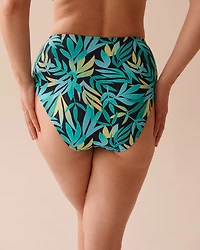 TURQUOISE High Waist Bikini Bottom