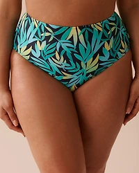 TURQUOISE High Waist Bikini Bottom