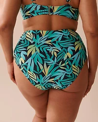 TURQUOISE High Waist Bikini Bottom