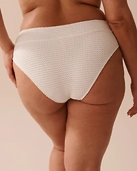 COCONUT MILK Crochet High Leg Cheeky Bikini Bottom