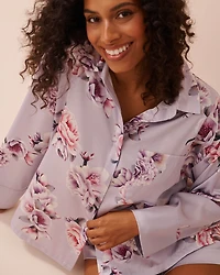 Satin Button-down Shirt