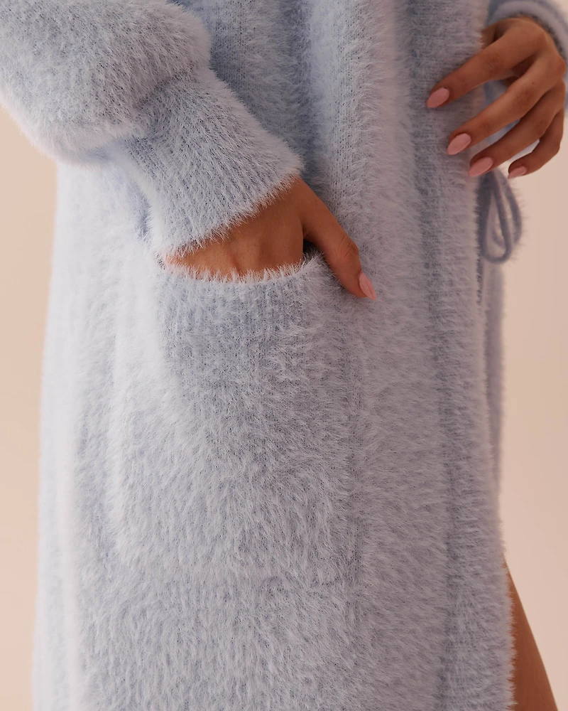 Fluffy Long Cardigan