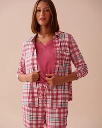 Red Stripe Super Soft Button-down Shirt