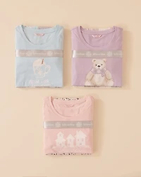Lilac Plaid Cotton PJ Set