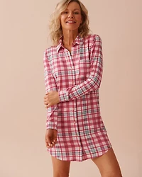 Rabbit Print Super Soft Long Sleeve Sleepshirt