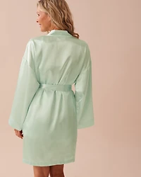 Shiny Satin Kimono