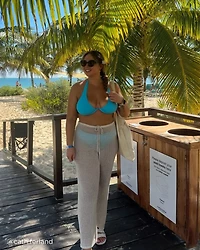Haut de bikini plongeant SOLID