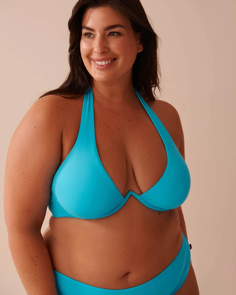 Haut de bikini plongeant SOLID