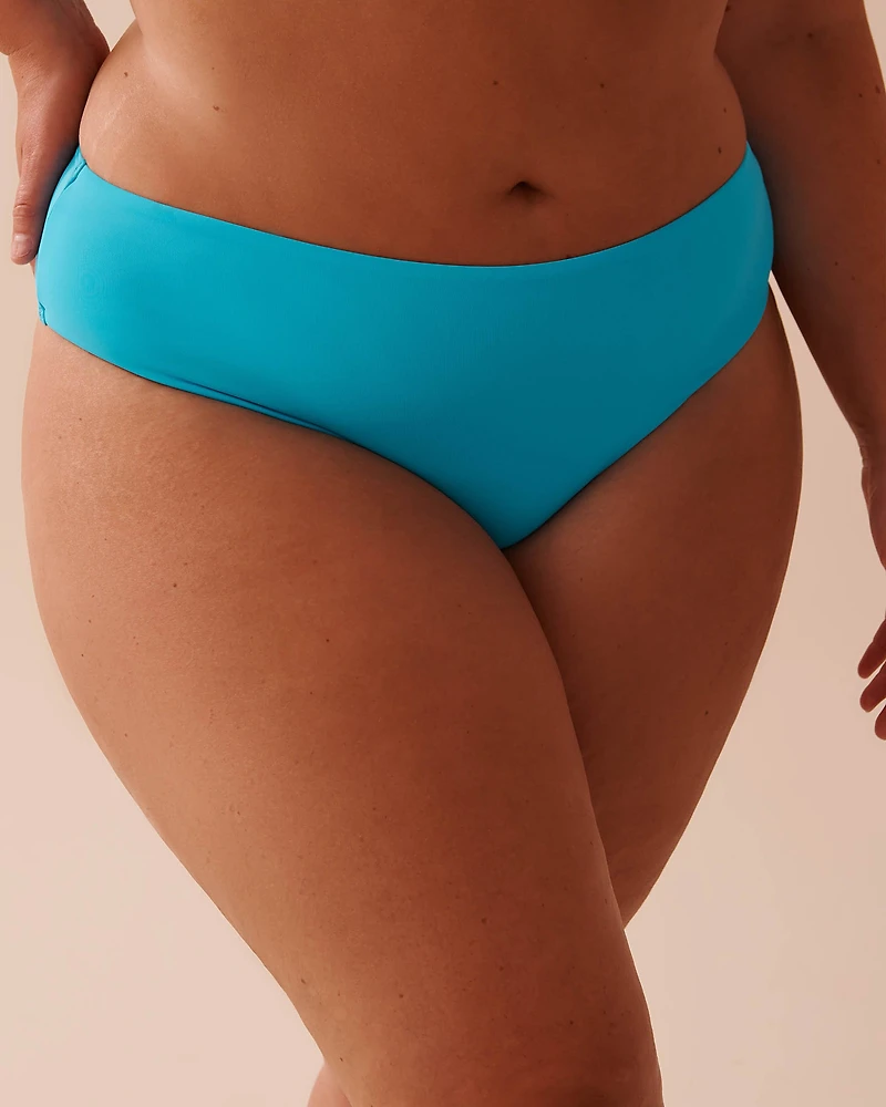 Bas de bikini cheeky taille mi-haute BLACK