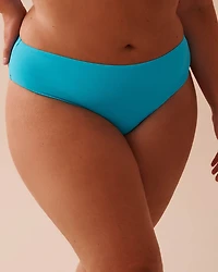 Bas de bikini cheeky taille mi-haute BLACK
