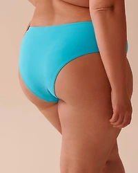 Bas de bikini cheeky taille mi-haute BLACK