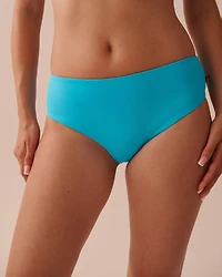 Bas de bikini cheeky taille mi-haute BLACK