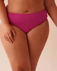 PERIWINKLE Recycled Fibers Mid-rise Bikini Bottom