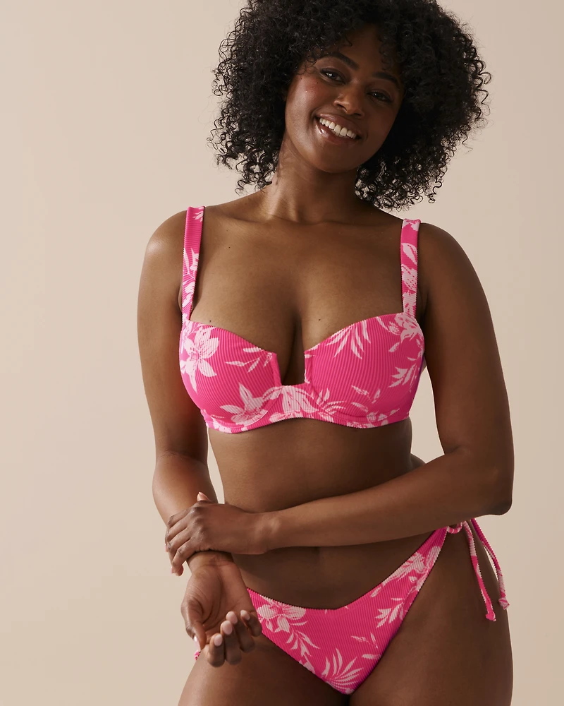 TEXTURED Balconette Bikini Top