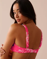 TEXTURED V-Wire Bralette Bikini Top