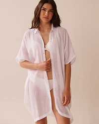 Chemise longue en voile