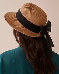 Cloche Hat with Ribbon