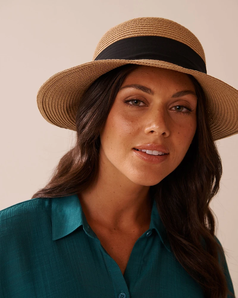 Cloche Hat with Ribbon
