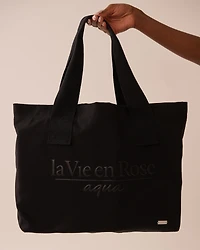 La Vie en Rose Beach Bag