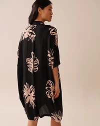 Chemise longue en gaze