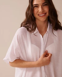 Chemise longue en voile