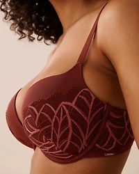 Soutien-gorge push-up plongeant demi-buste
