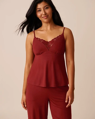 Lace Detail Modal Cami
