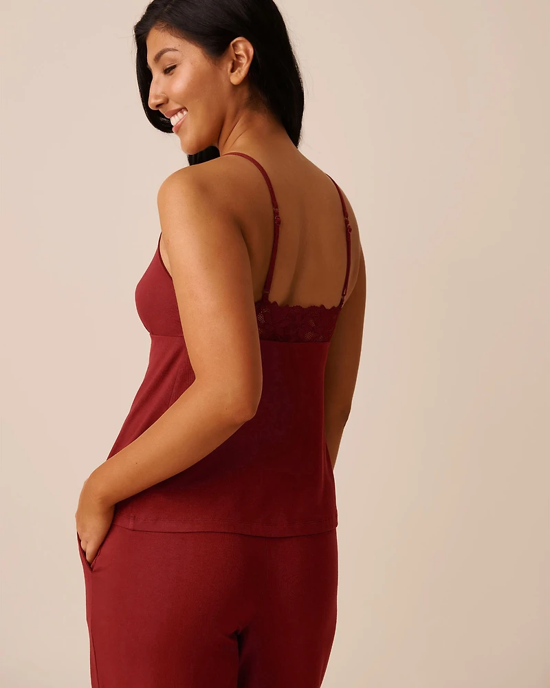 Lace Detail Modal Cami