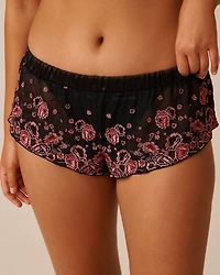 Embroidered Mesh 2-piece Set